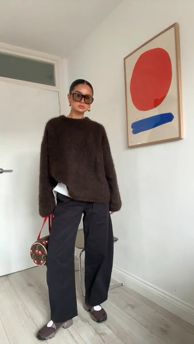 Sara | Mohair Crewneck