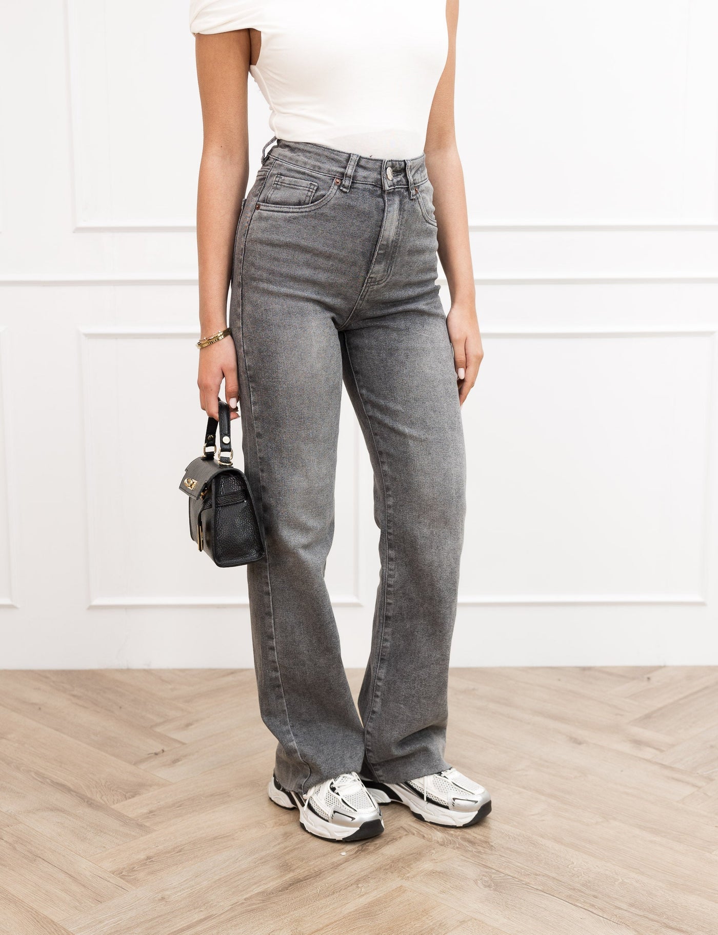 Hazel | Jeans Grey
