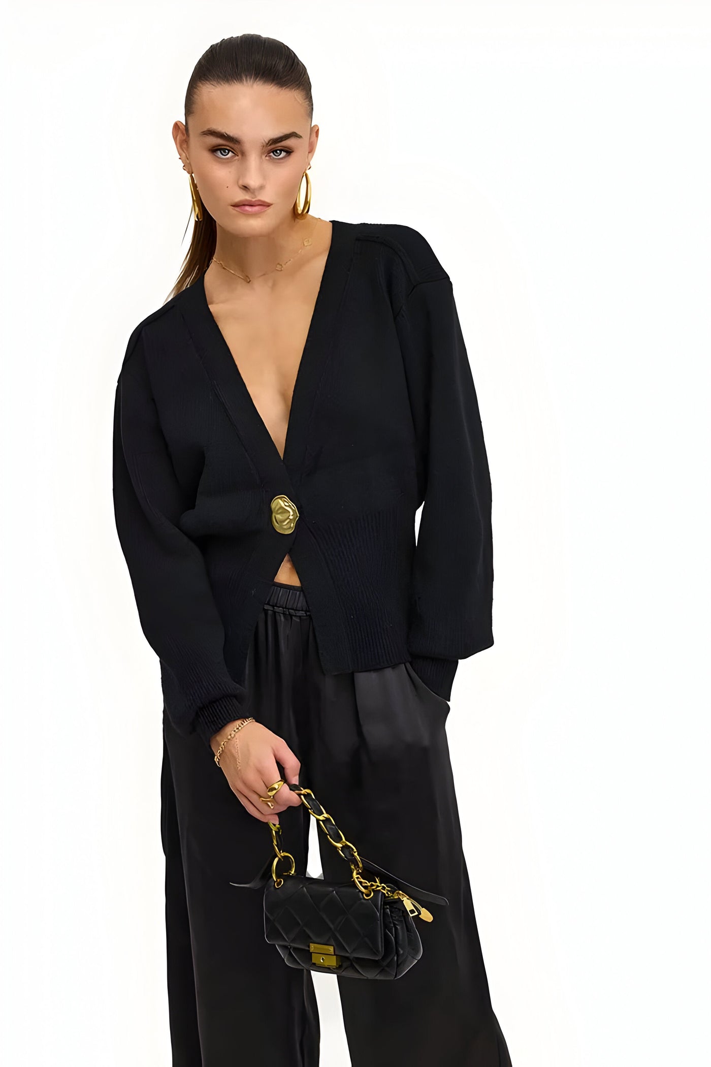 Kubanna | Cardigan with button closure