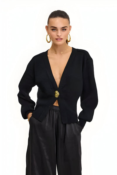 Kubanna | Cardigan with button closure