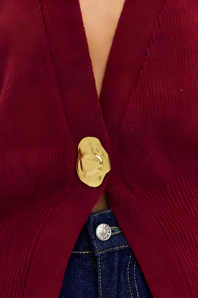 Kubanna | Cardigan with button closure