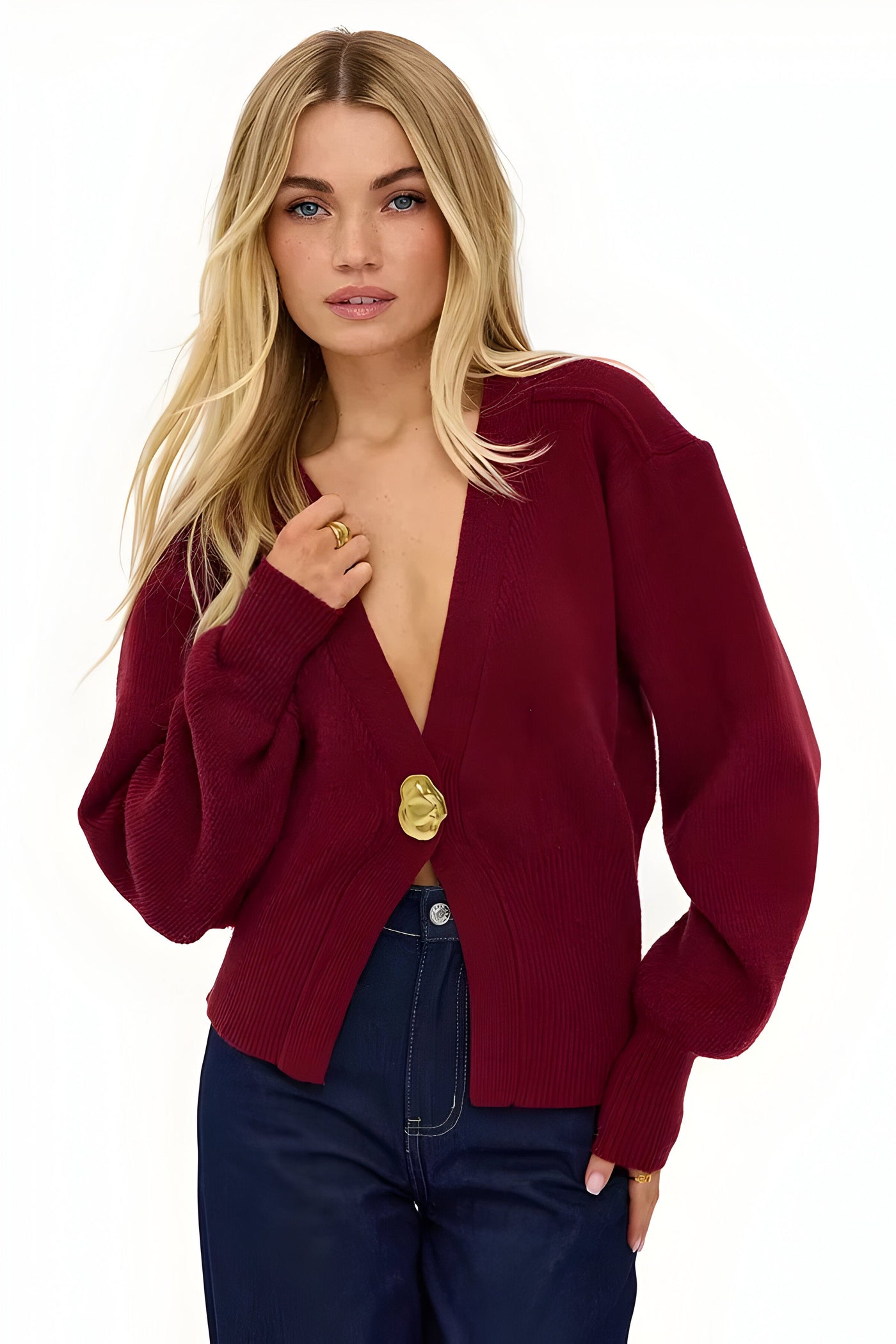 Kubanna | Cardigan with button closure