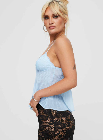 Noble | Lace Pleated Top