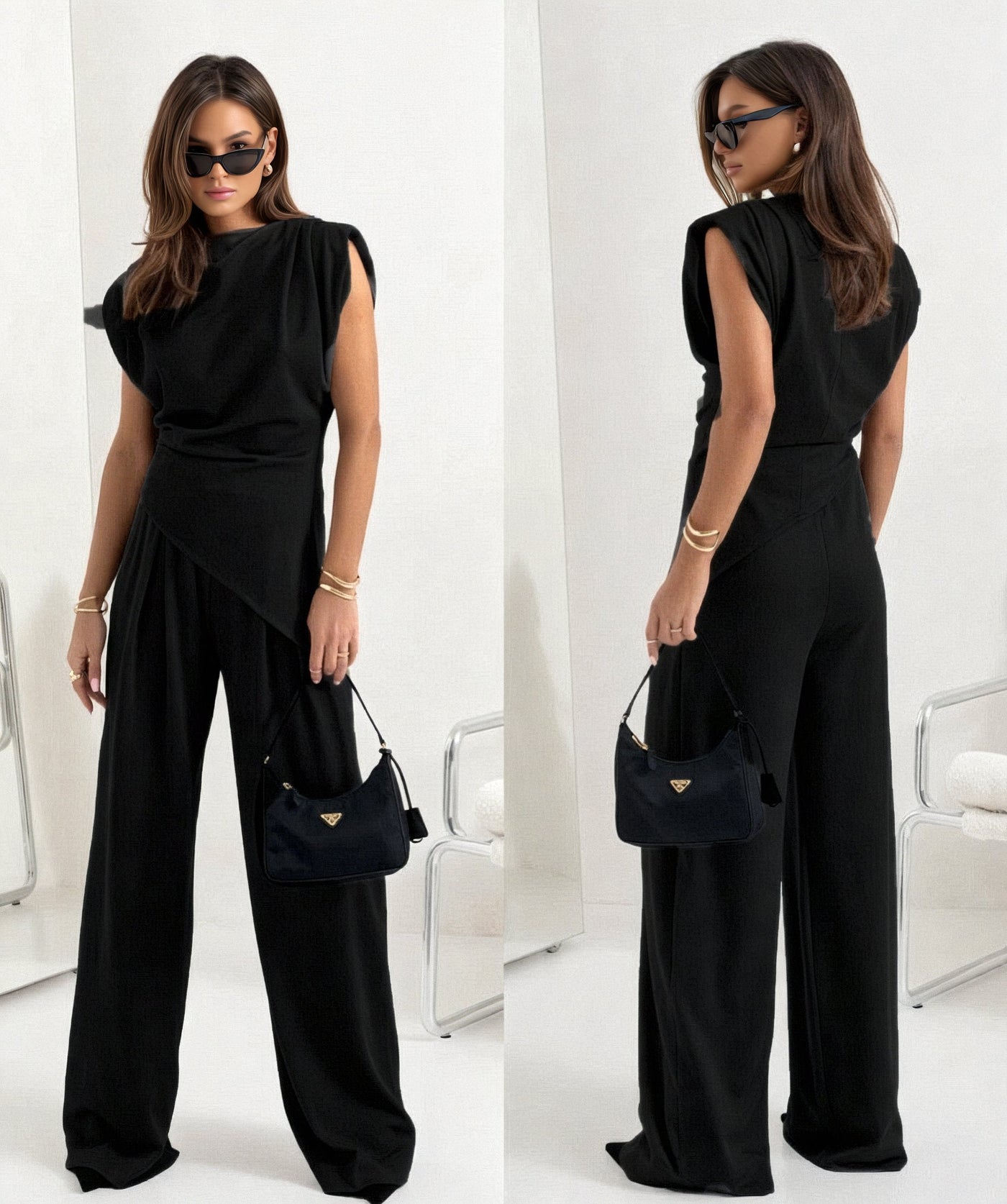 Lazza | Sleeveless Two-Piece Set