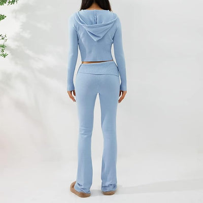 Valencia | Cropped Hoodie set