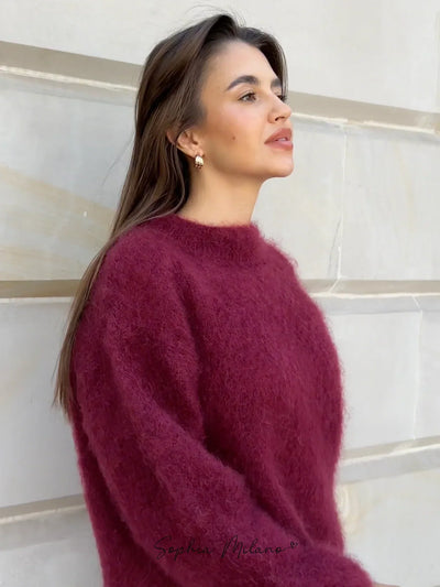 Sara | Mohair Crewneck