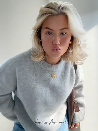 Sara | Mohair Crewneck
