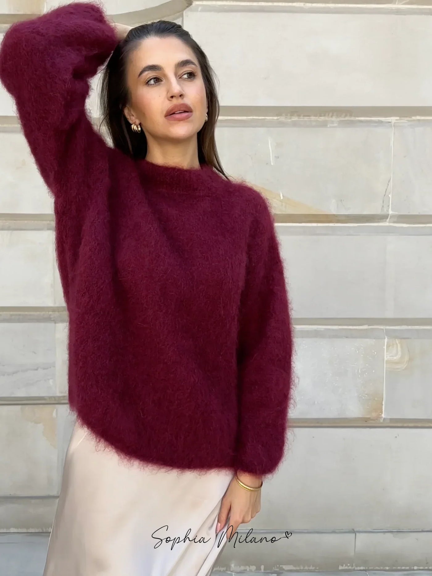 Sara | Mohair Crewneck