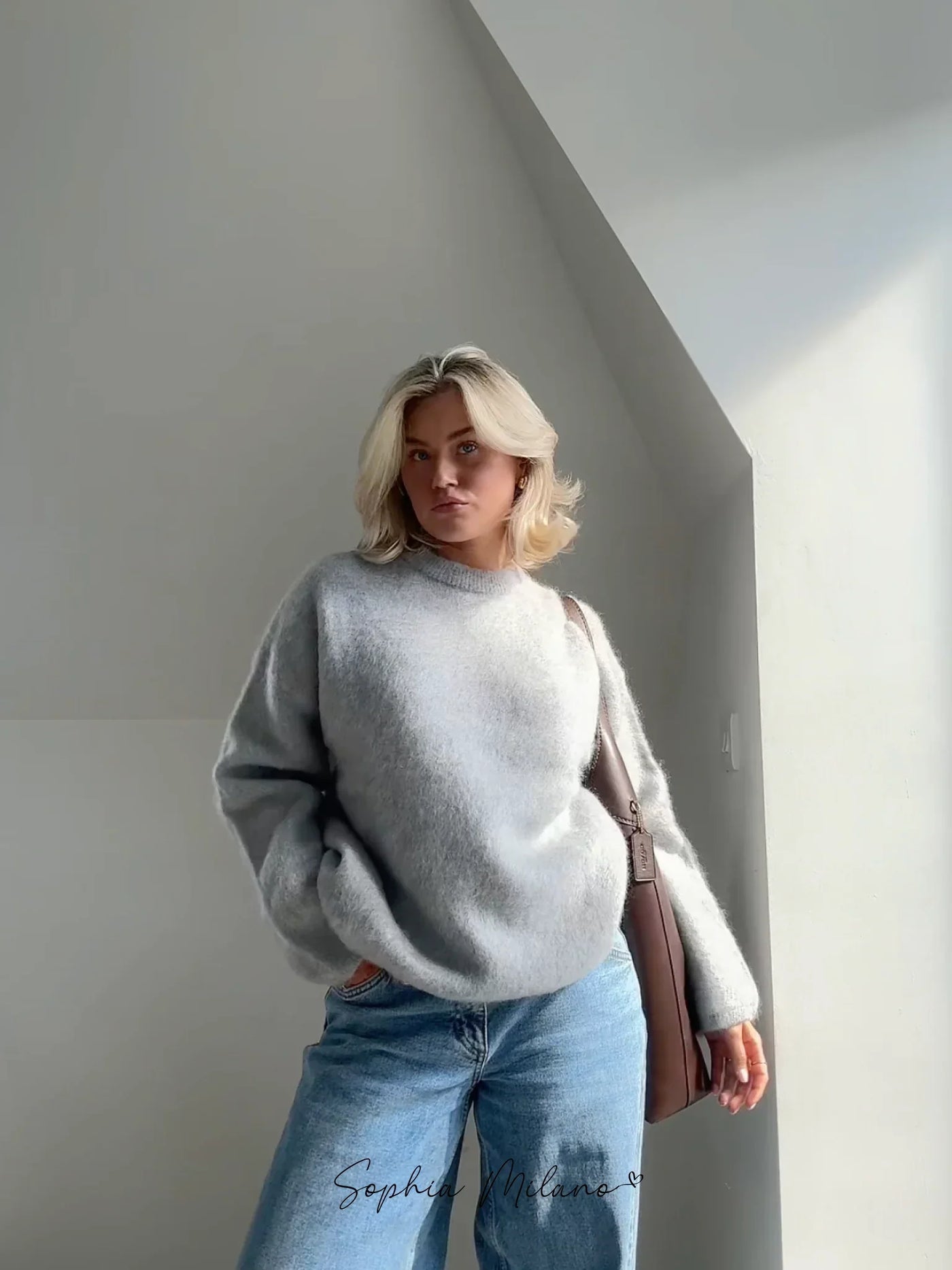Sara | Mohair Crewneck