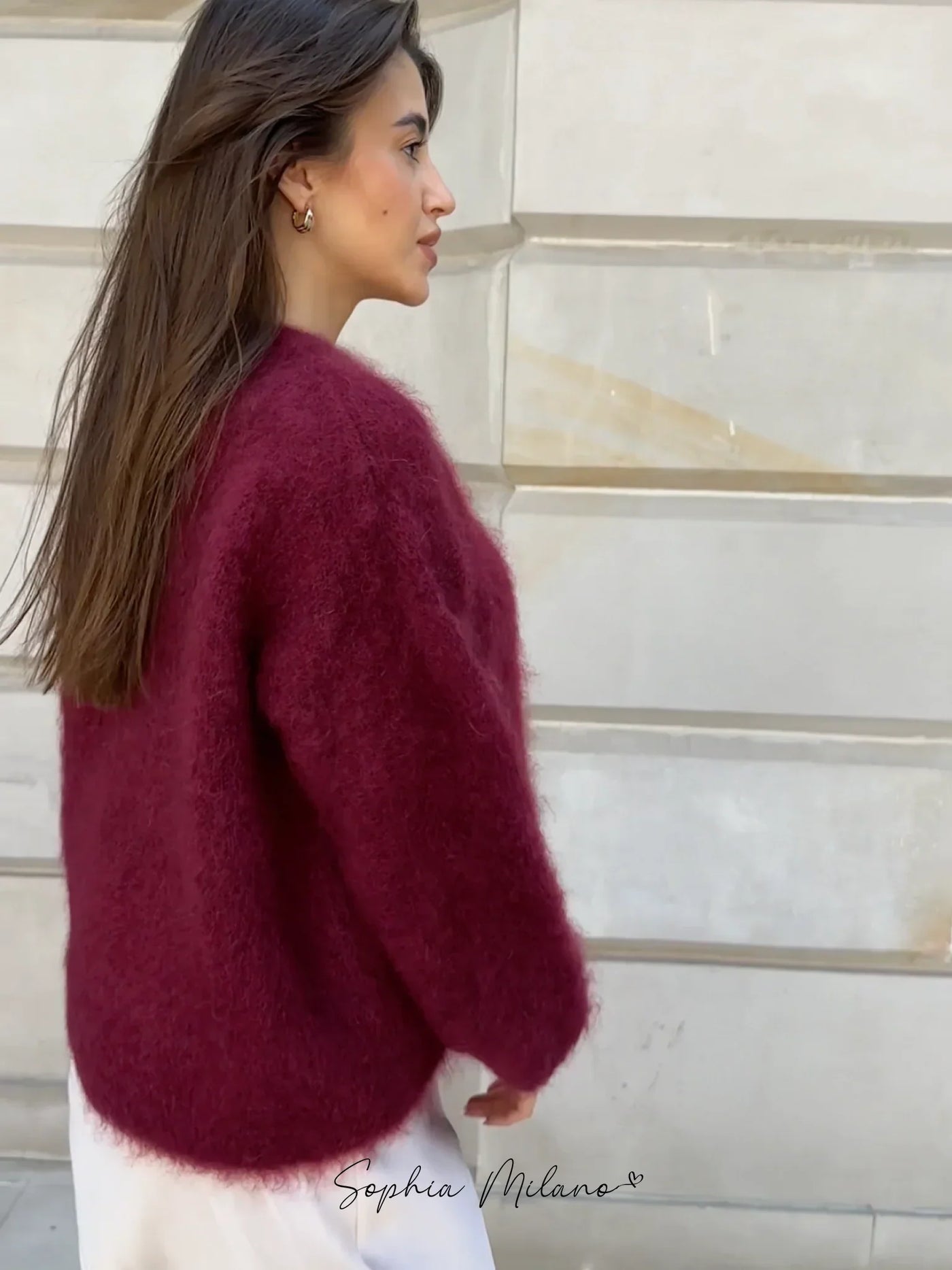 Sara | Mohair Crewneck