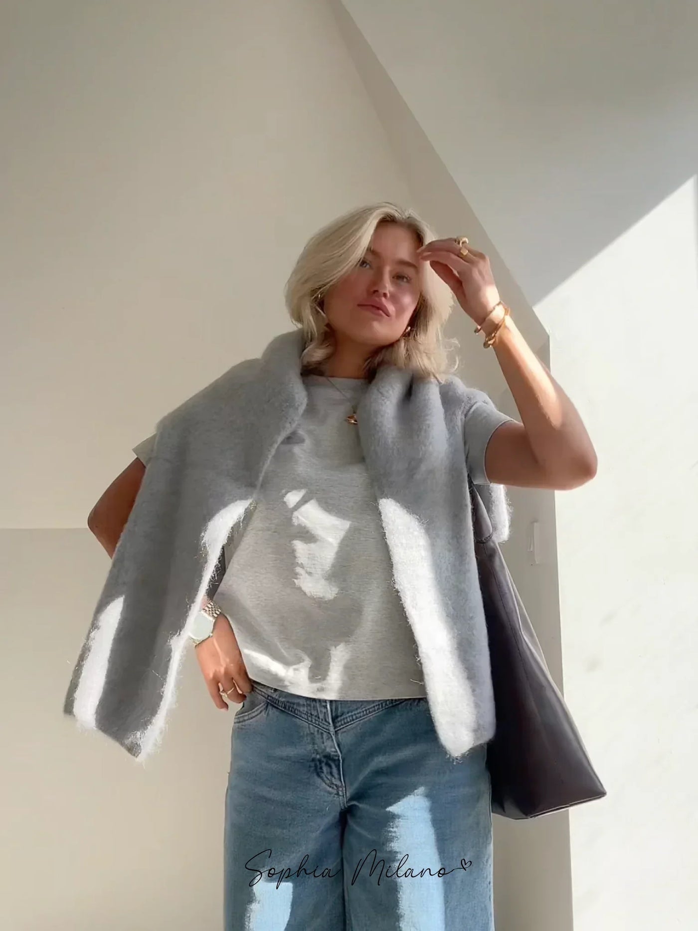 Sara | Mohair Crewneck