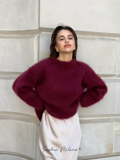 Sara | Mohair Crewneck