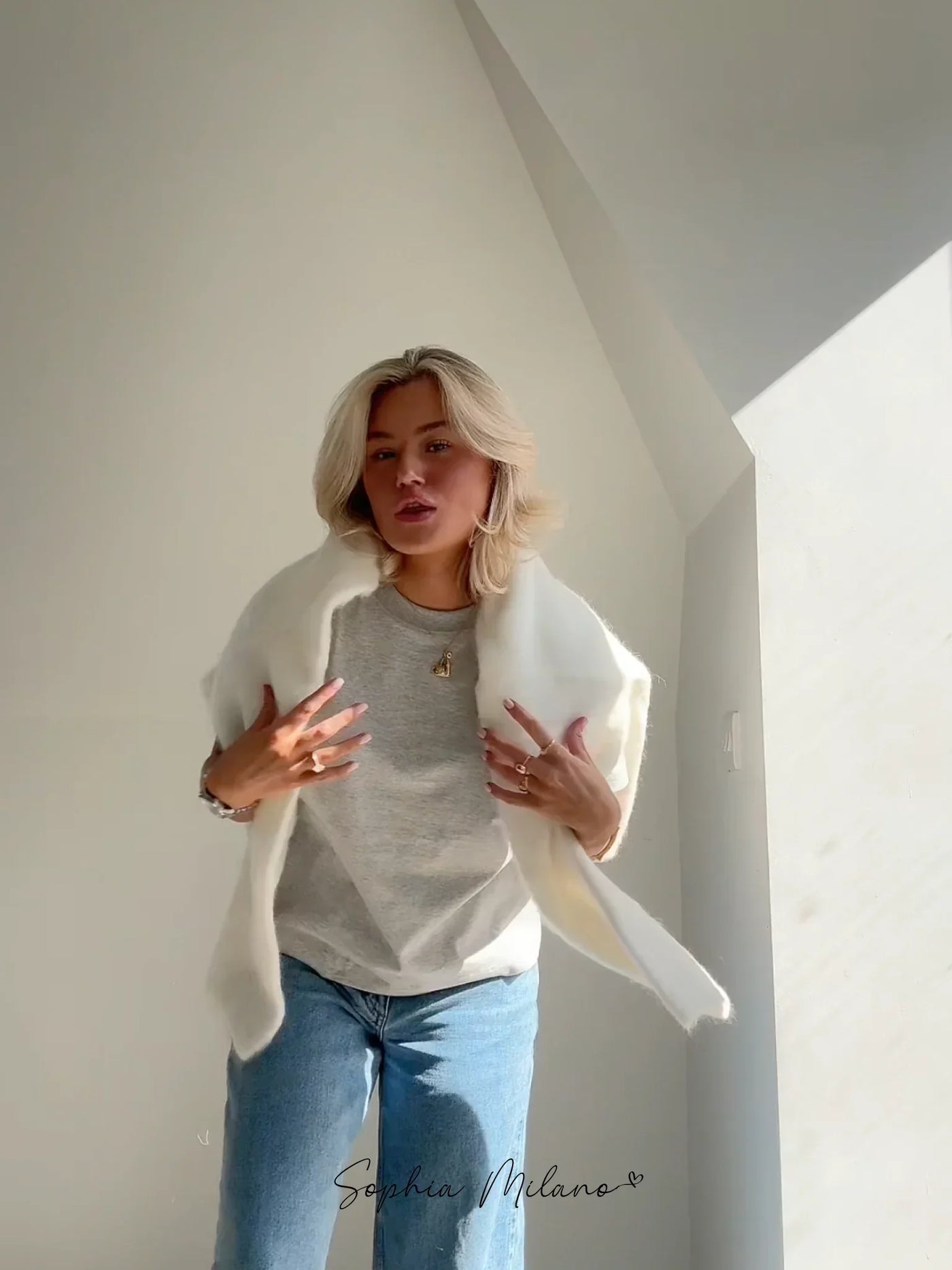 Sara | Mohair Crewneck