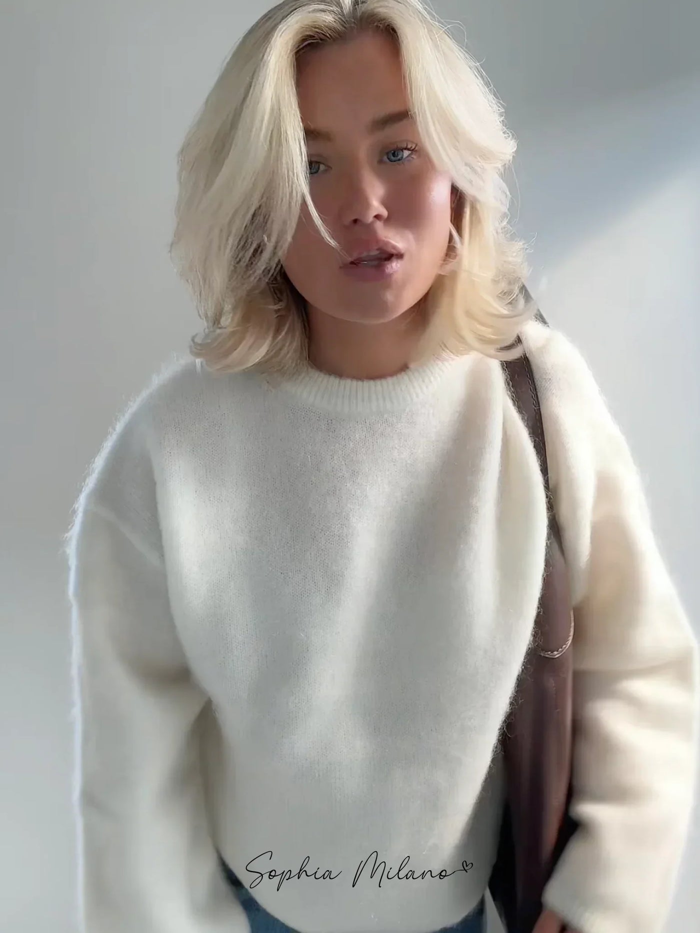 Sara | Mohair Crewneck