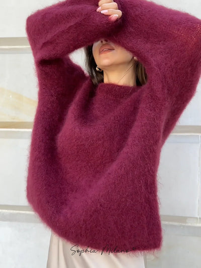 Sara | Mohair Crewneck